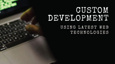 Custom Development Using Latest Web Technologies